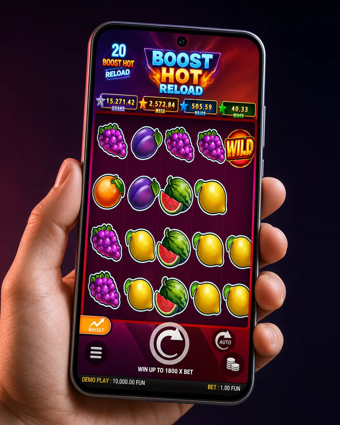 Boost Hot gameplay